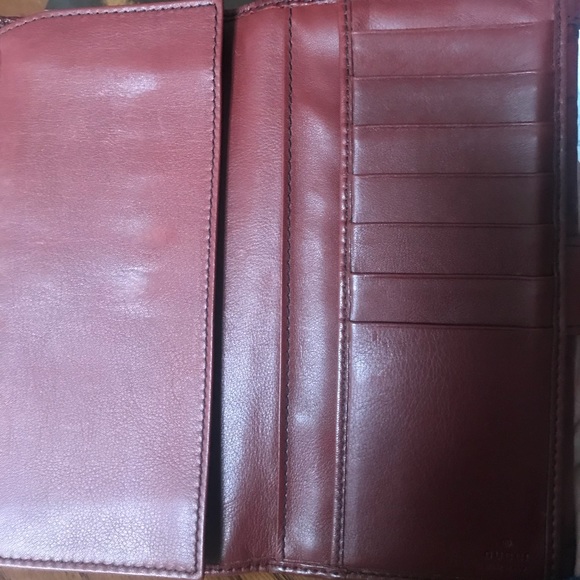 SOLD !!! Red Gucci Guccisima wallet - Picture 6 of 7